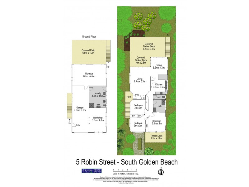 5 Robin Street, South Golden Beach NSW 2483 Floorplan