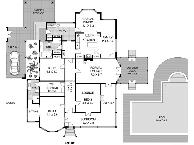 4 Tyagarah Street, Mullumbimby NSW 2482 Floorplan