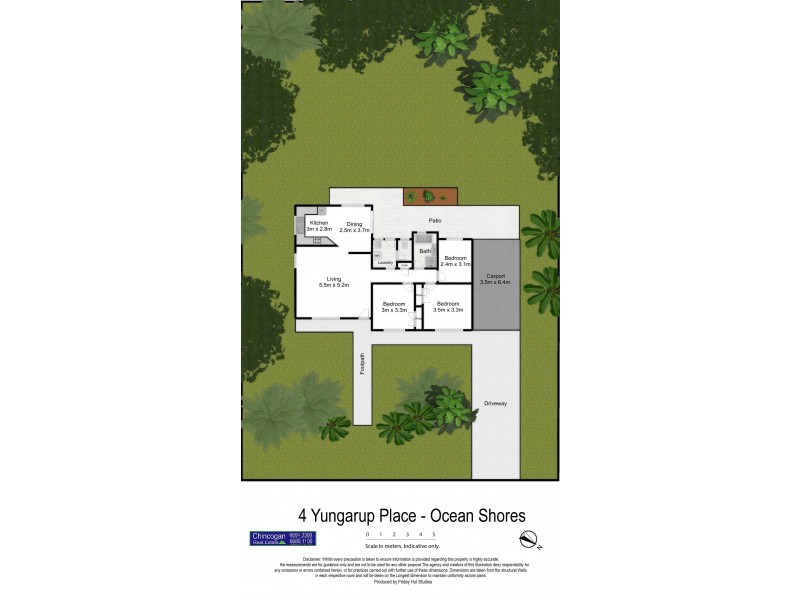 4 Yungarup Place, Ocean Shores NSW 2483 Floorplan