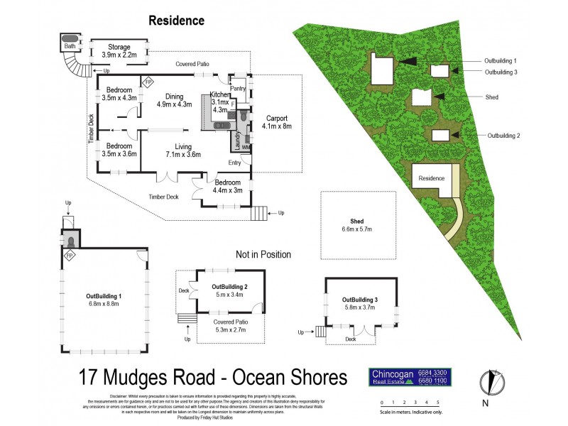 17 Mudges Road, Ocean Shores NSW 2483 Floorplan