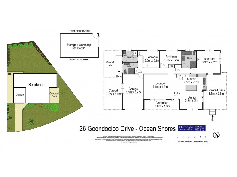 26 Goondooloo Drive, Ocean Shores NSW 2483 Floorplan