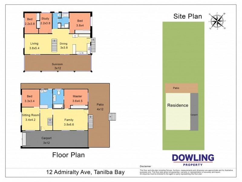 12 ADMIRALTY AVENUE, Tanilba Bay NSW 2319 Floorplan