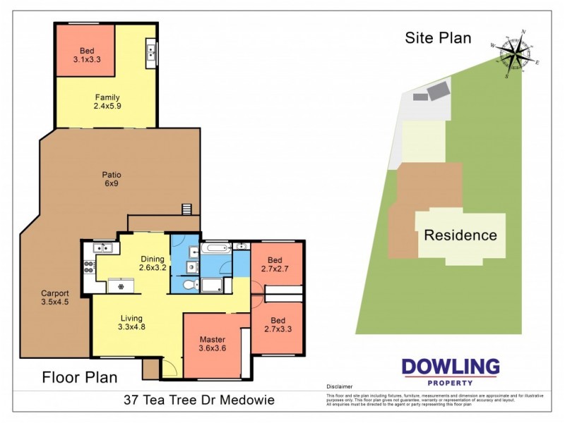 37 TEA TREE DRIVE, Medowie NSW 2318 Floorplan