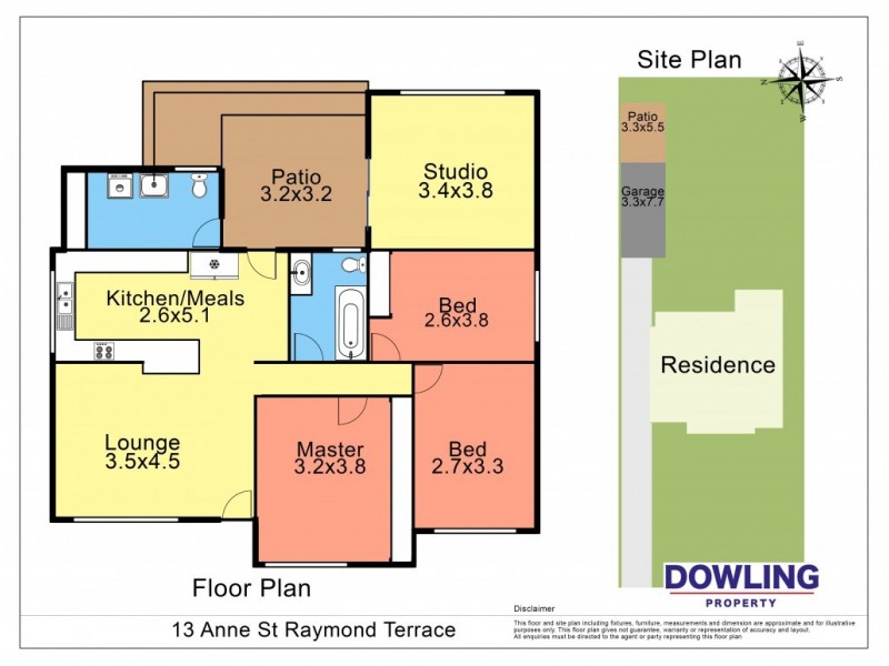 13 ANNE STREET, Raymond Terrace NSW 2324 Floorplan