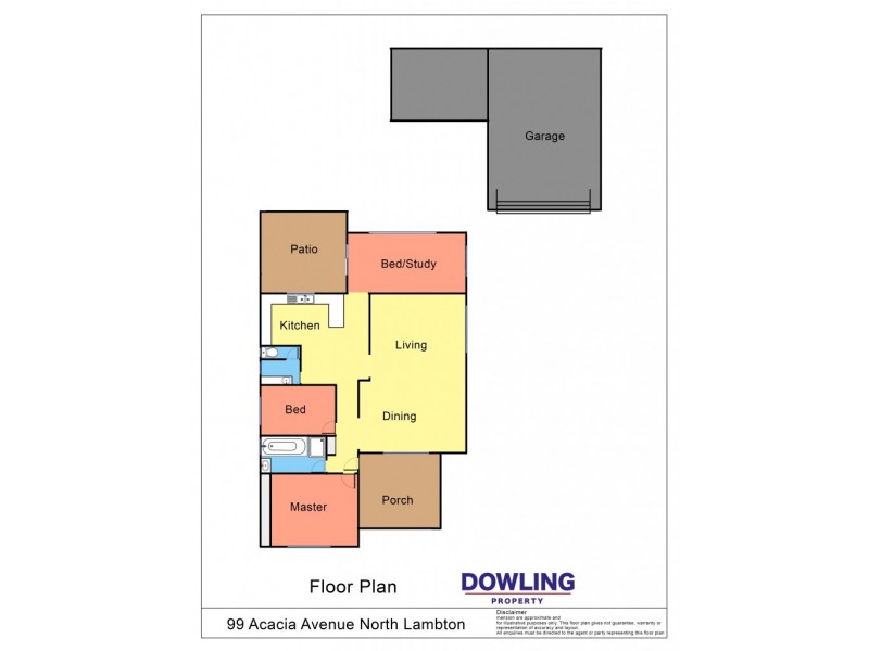 99 Acacia Avenue, North Lambton NSW 2299 Floorplan