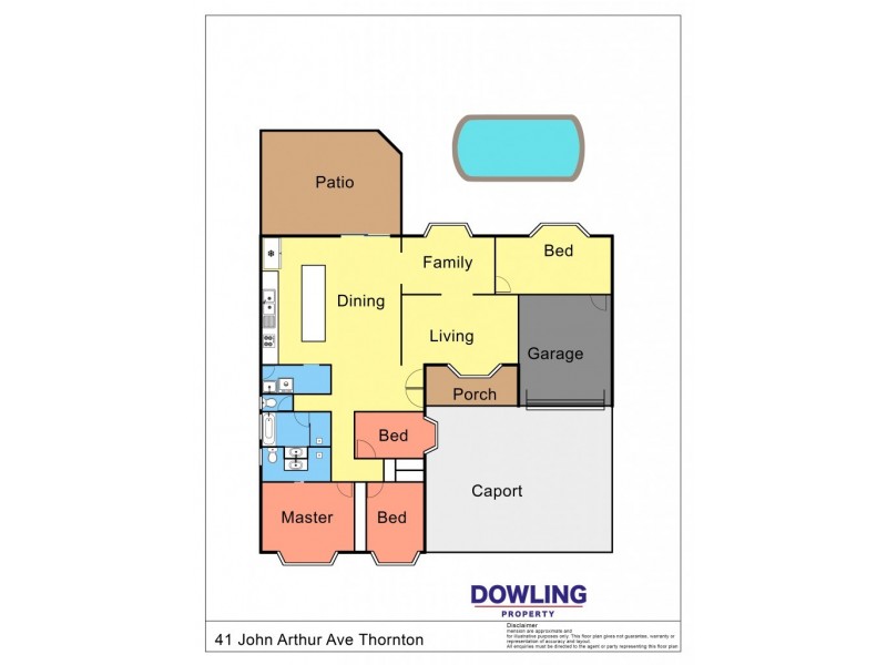 41 John Arthur Avenue, Thornton NSW 2322 Floorplan