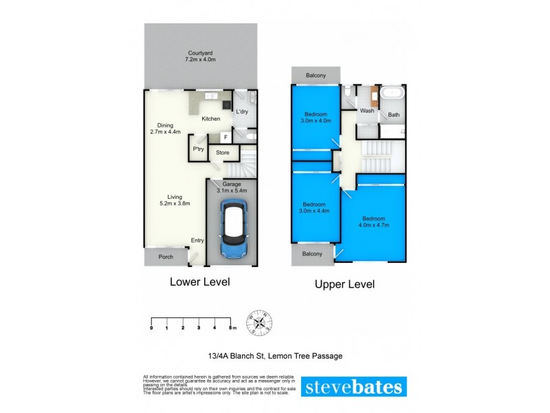 13/4A Blanch Street, Lemon Tree Passage NSW 2319 Floorplan