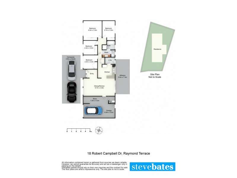 18 Robert Campbell Drive, Raymond Terrace NSW 2324 Floorplan