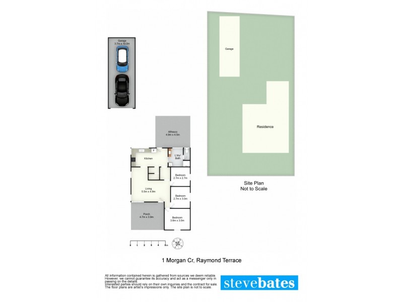 1 Morgan Crescent, Raymond Terrace NSW 2324 Floorplan