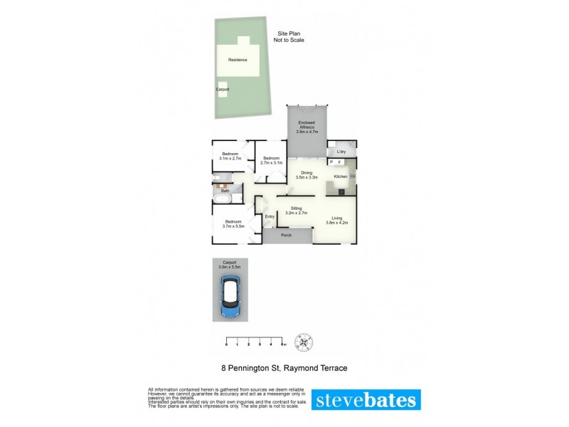 8 Pennington Street, Raymond Terrace NSW 2324 Floorplan