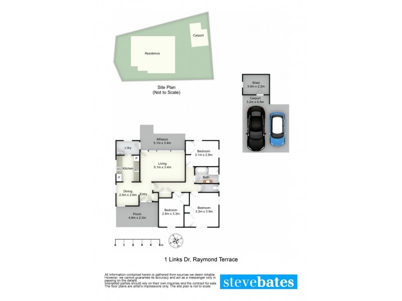 1 Links Drive, Raymond Terrace NSW 2324 Floorplan