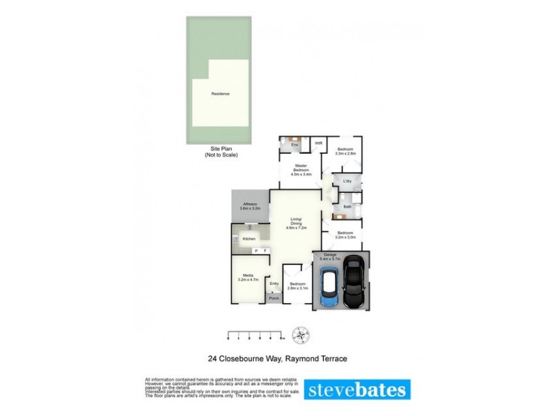 24 Closebourne Way, Raymond Terrace NSW 2324 Floorplan