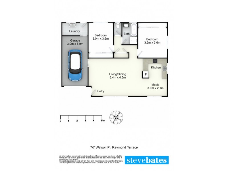 7/7 Watson Place, Raymond Terrace NSW 2324 Floorplan