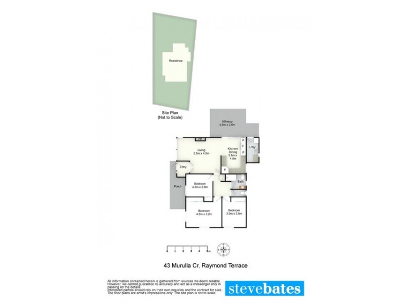 43 Murulla Crescent, Raymond Terrace NSW 2324 Floorplan