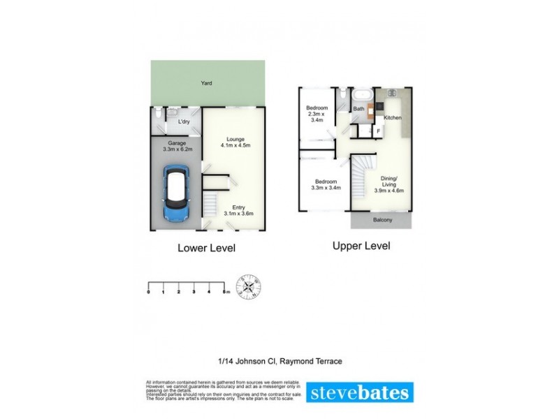 1/14 Johnson Close, Raymond Terrace NSW 2324 Floorplan
