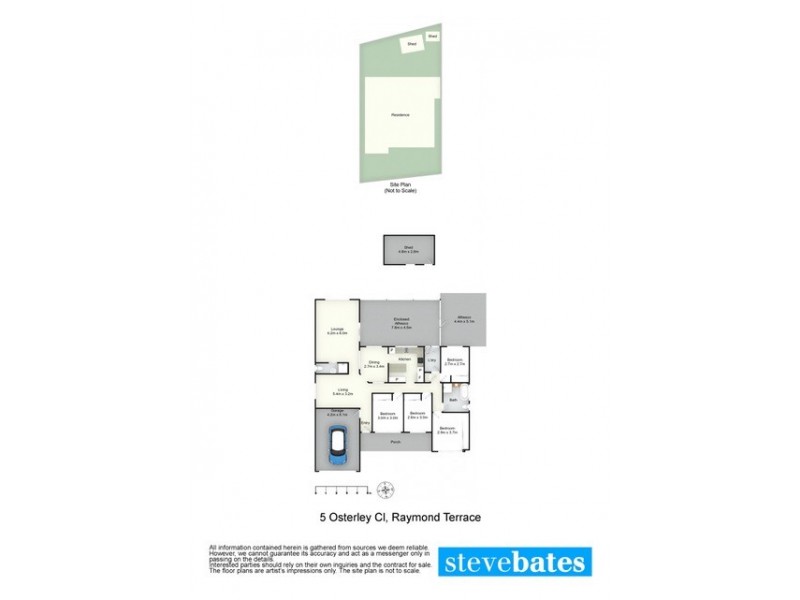 5 Osterley Close, Raymond Terrace NSW 2324 Floorplan