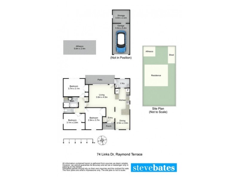 74 Links Drive, Raymond Terrace NSW 2324 Floorplan