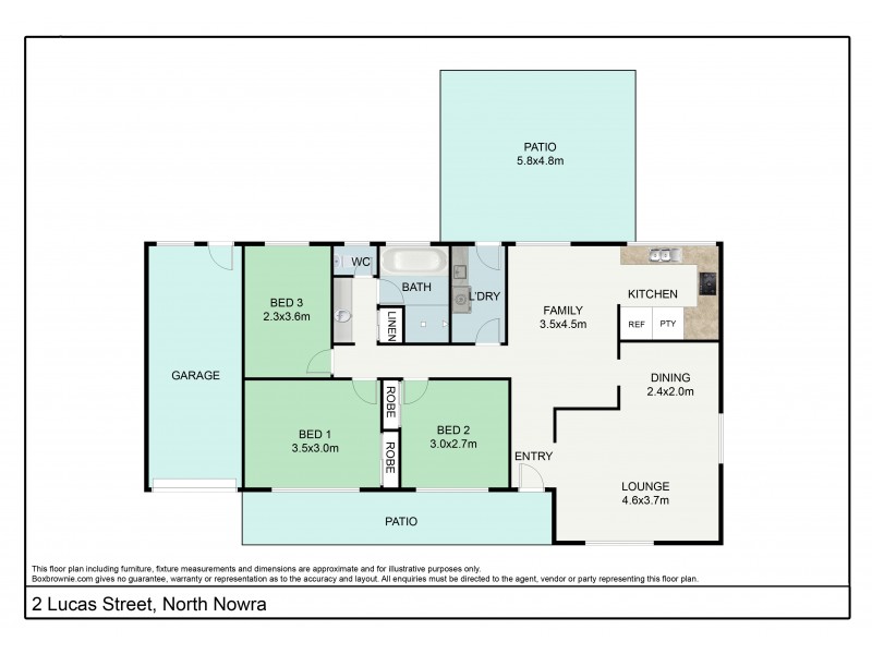 2 Lucas Street, North Nowra NSW 2541 Floorplan