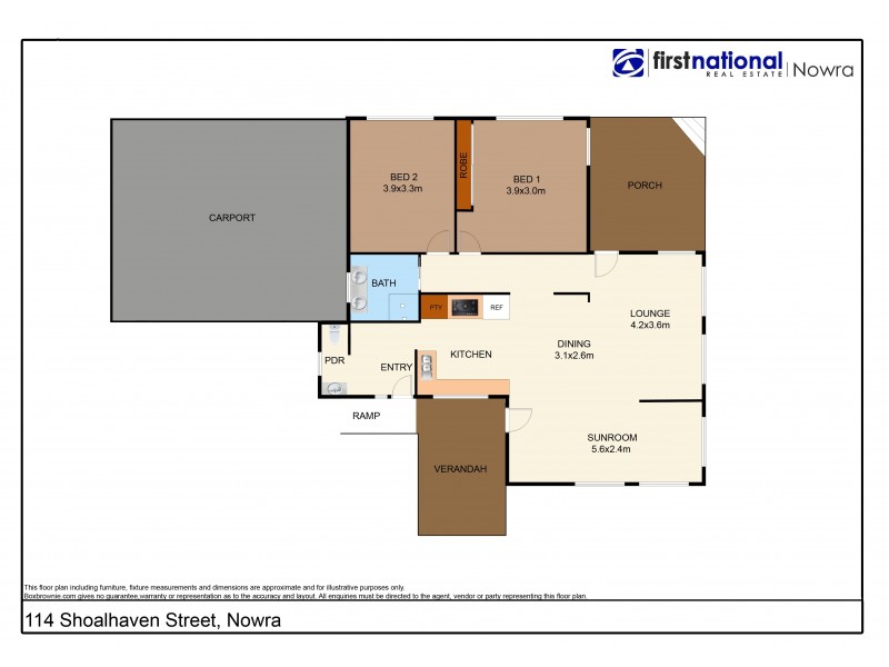 114 Shoalhaven Street, Nowra NSW 2541 Floorplan