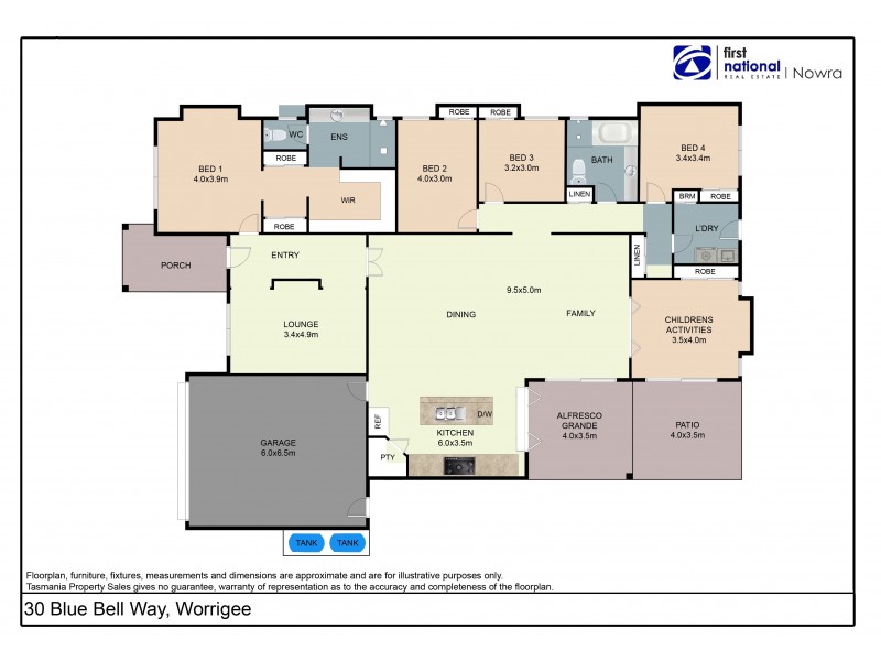 30 Blue Bell Way, Worrigee NSW 2540 Floorplan