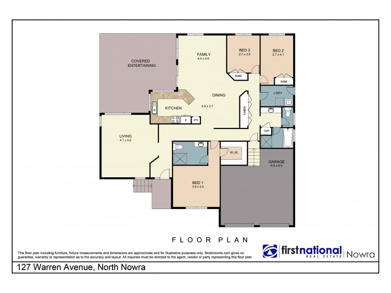 127 Warren Avenue, North Nowra NSW 2541 Floorplan