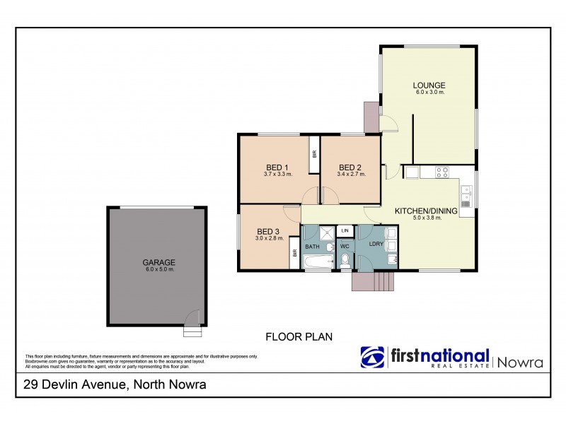 29 Devlin Avenue, North Nowra NSW 2541 Floorplan