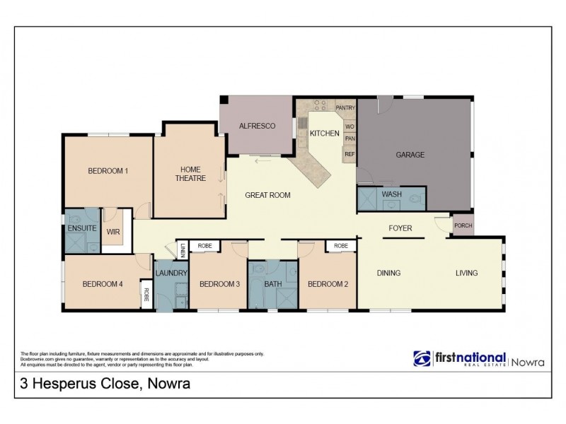 3 Hesperus Close, Nowra NSW 2541 Floorplan