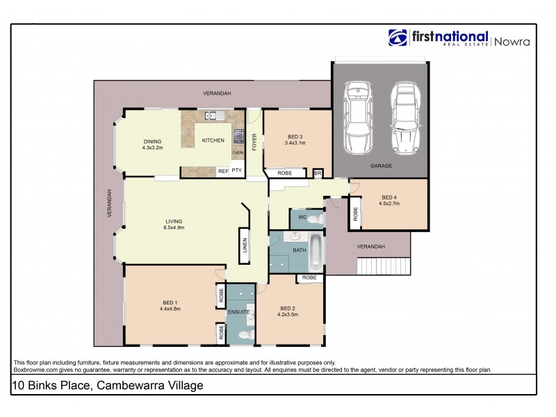 10 Binks Place, Cambewarra Village NSW 2540 Floorplan