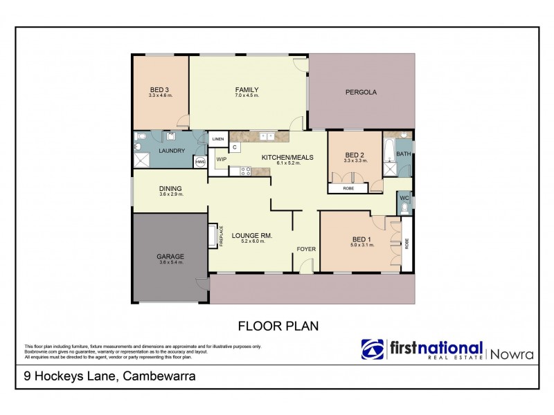9 Hockeys Lane, Cambewarra NSW 2540 Floorplan