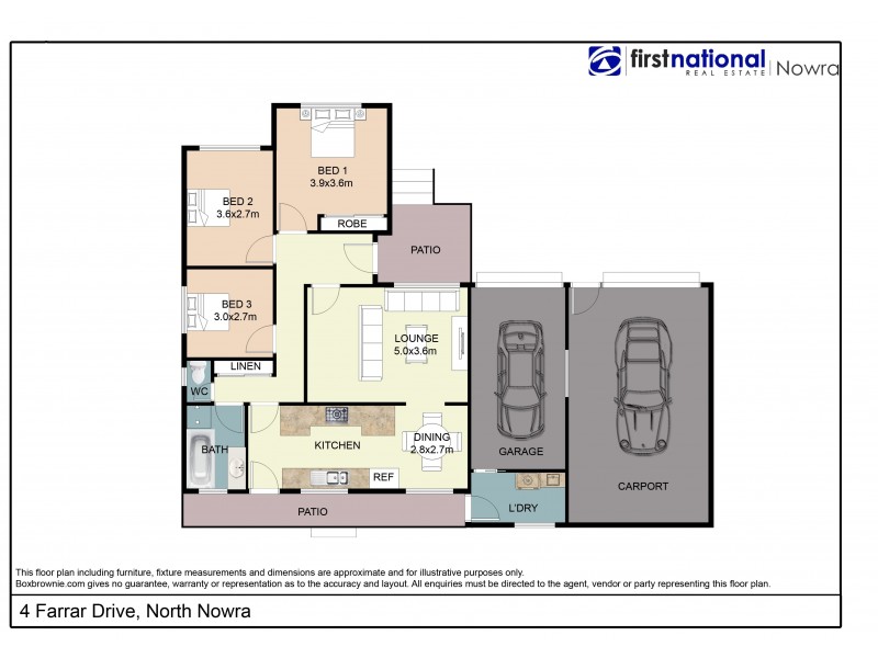 4 Farrar Drive, North Nowra NSW 2541 Floorplan