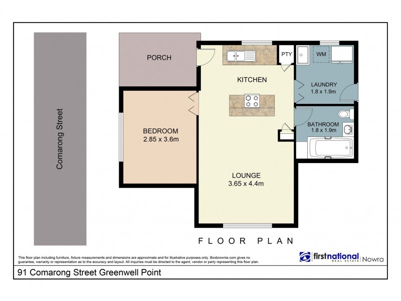 91 Comarong Street, Greenwell Point NSW 2540 Floorplan