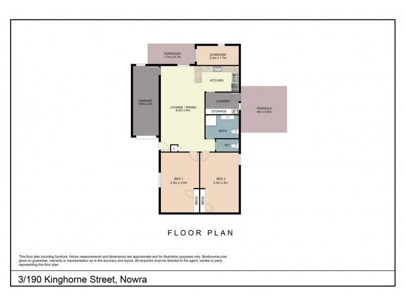 3/190 Kinghorne Street, Nowra NSW 2541 Floorplan