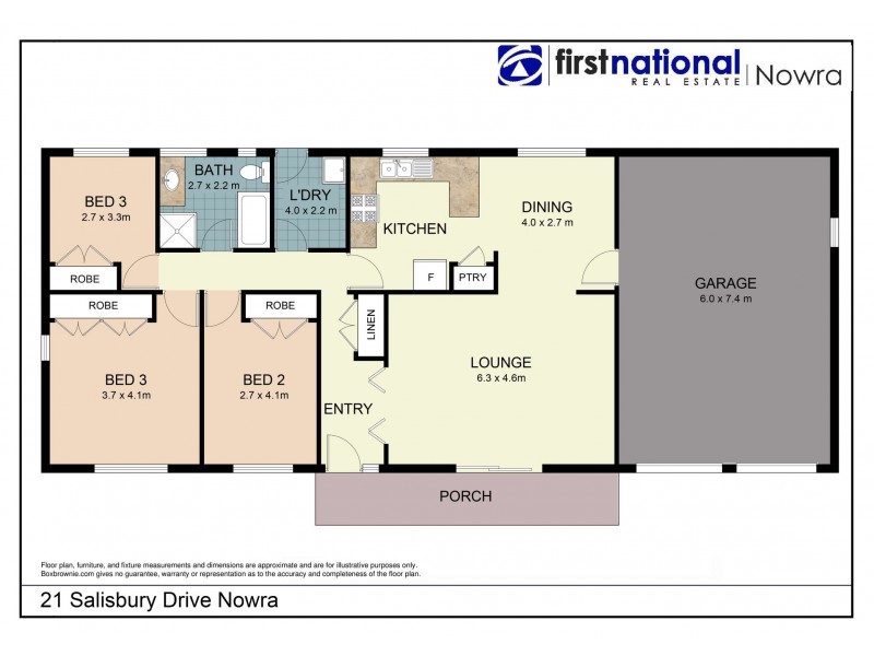 21 Salisbury Drive, Nowra NSW 2541 Floorplan
