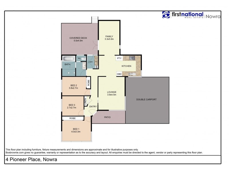 4 Pioneer Place, Nowra NSW 2541 Floorplan