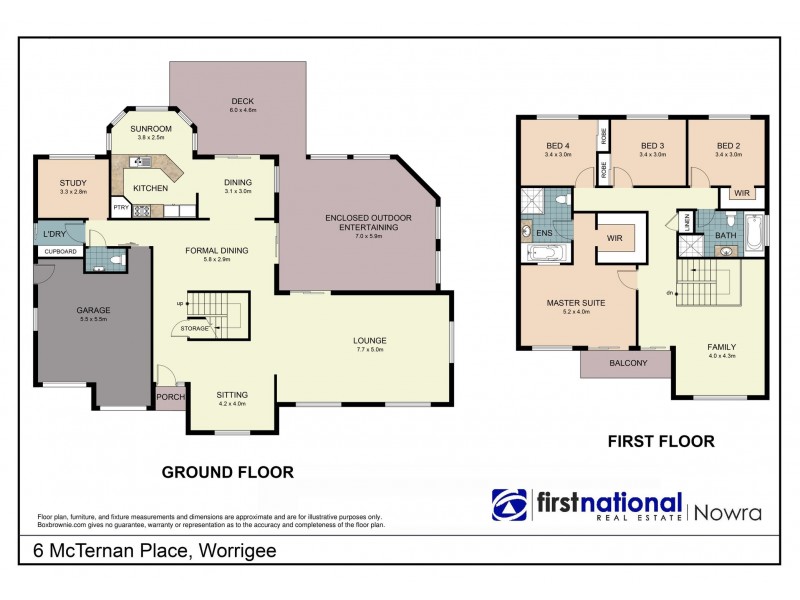 6 McTernan Place, Worrigee NSW 2540 Floorplan