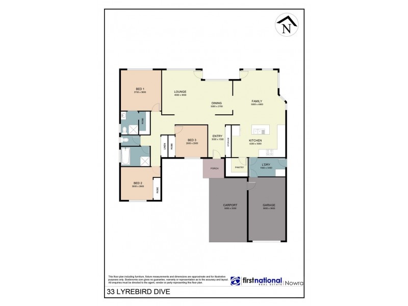 33 Lyrebird Drive, Nowra NSW 2541 Floorplan