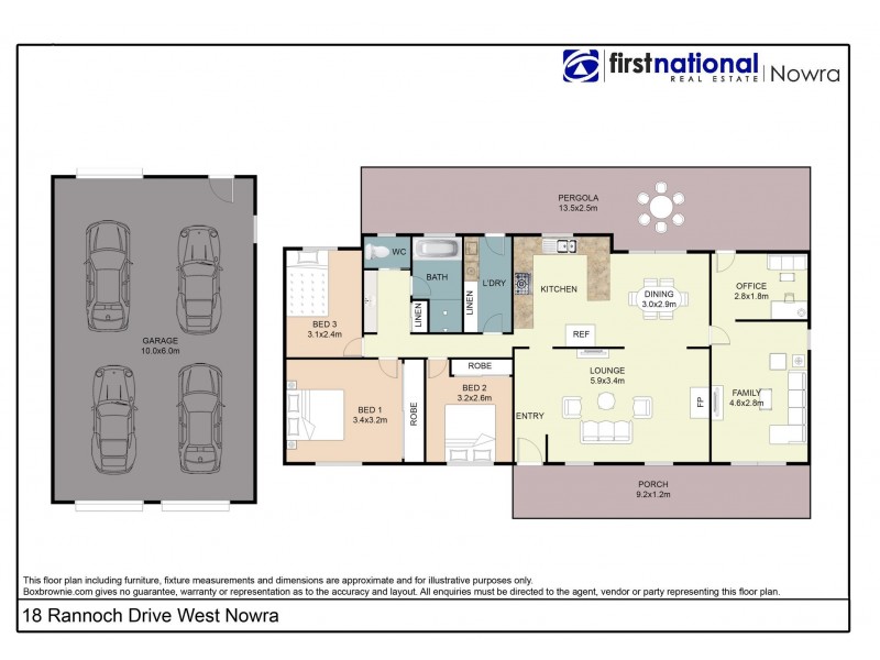 18 Rannoch Drive, West Nowra NSW 2541 Floorplan