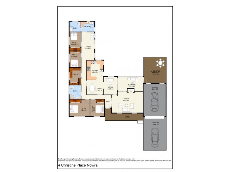 4 Christine Place, Nowra NSW 2541 Floorplan