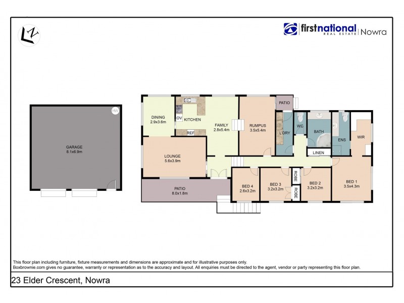 23 Elder Crescent, Nowra NSW 2541 Floorplan