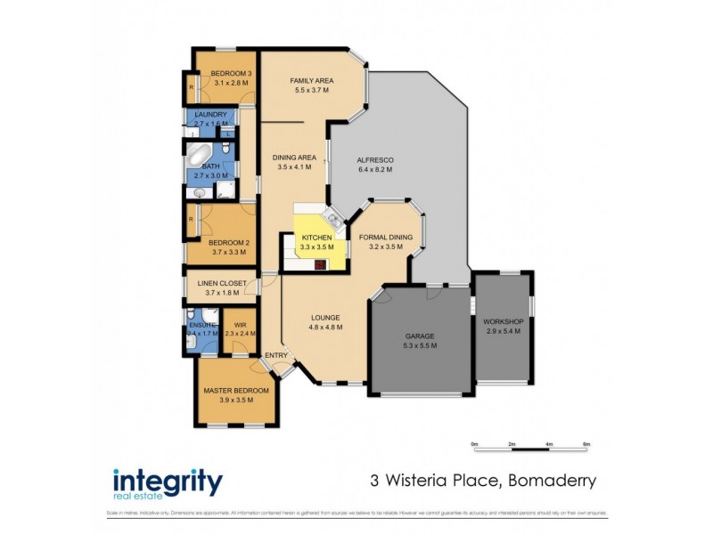 3 Wisteria Place, Bomaderry NSW 2541 Floorplan