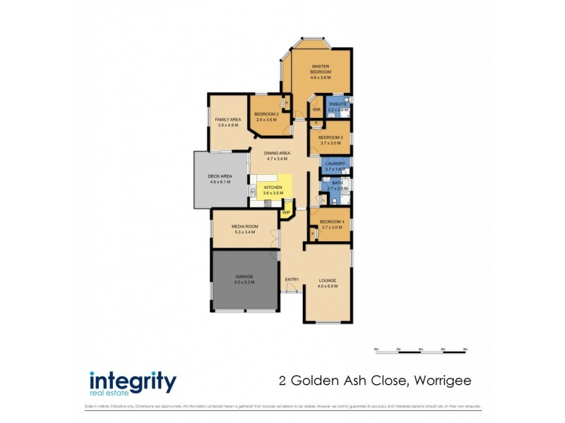 2 Golden Ash Close, Worrigee NSW 2540 Floorplan