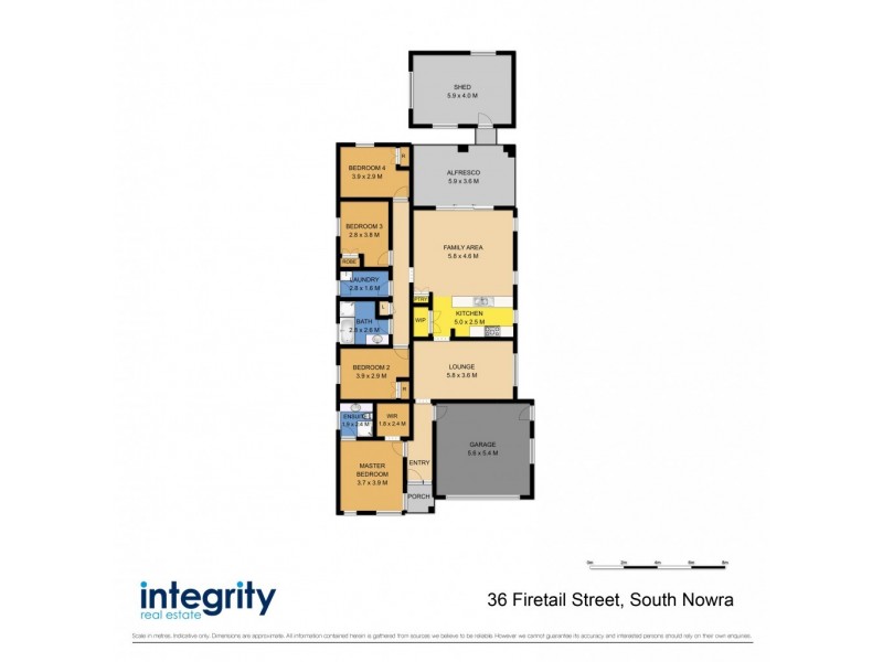 36 Firetail Street, South Nowra NSW 2541 Floorplan