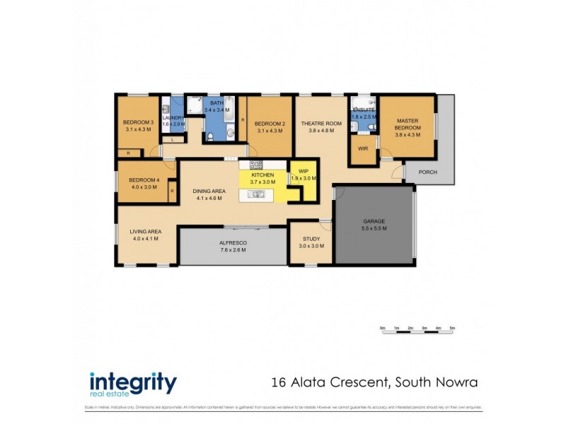 16 Alata Crescent, South Nowra NSW 2541 Floorplan