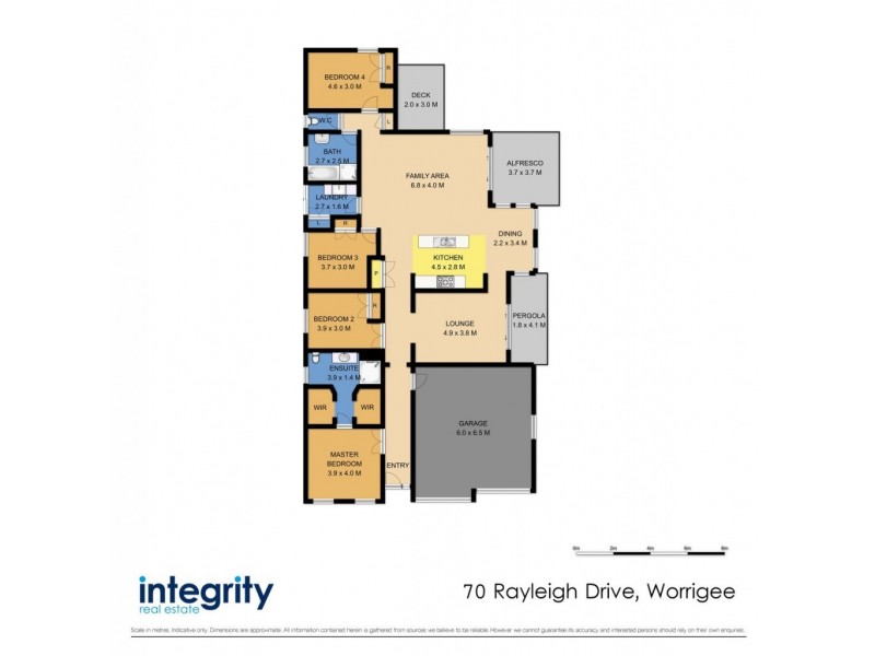 70 Rayleigh Drive, Worrigee NSW 2540 Floorplan