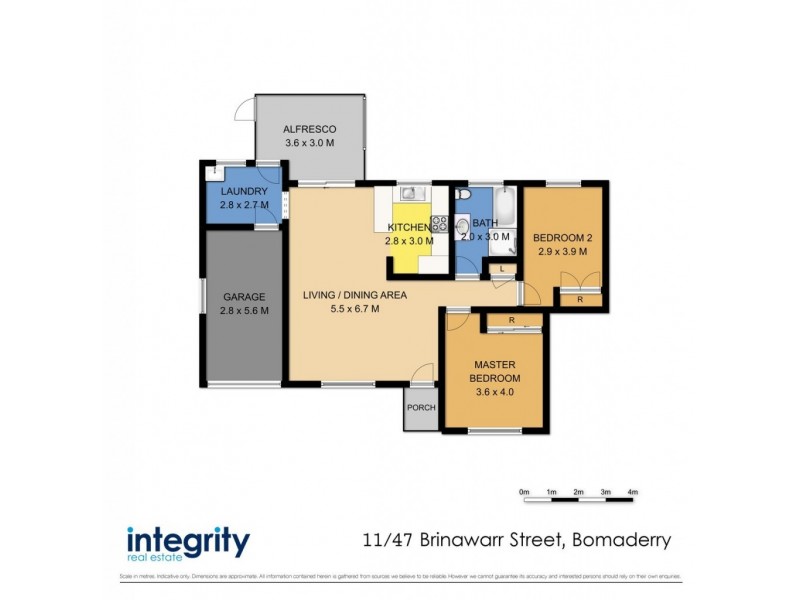11/47 Brinawarr Street, Bomaderry NSW 2541 Floorplan