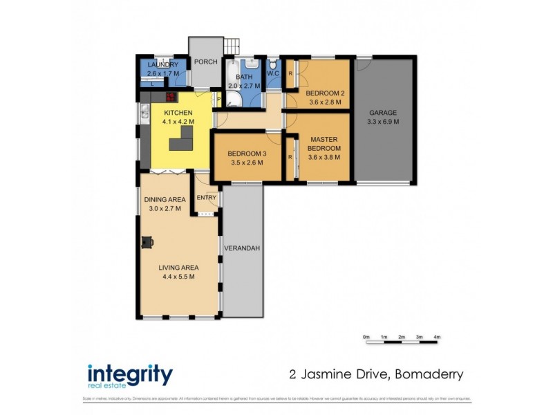 2 Jasmine Drive, Bomaderry NSW 2541 Floorplan