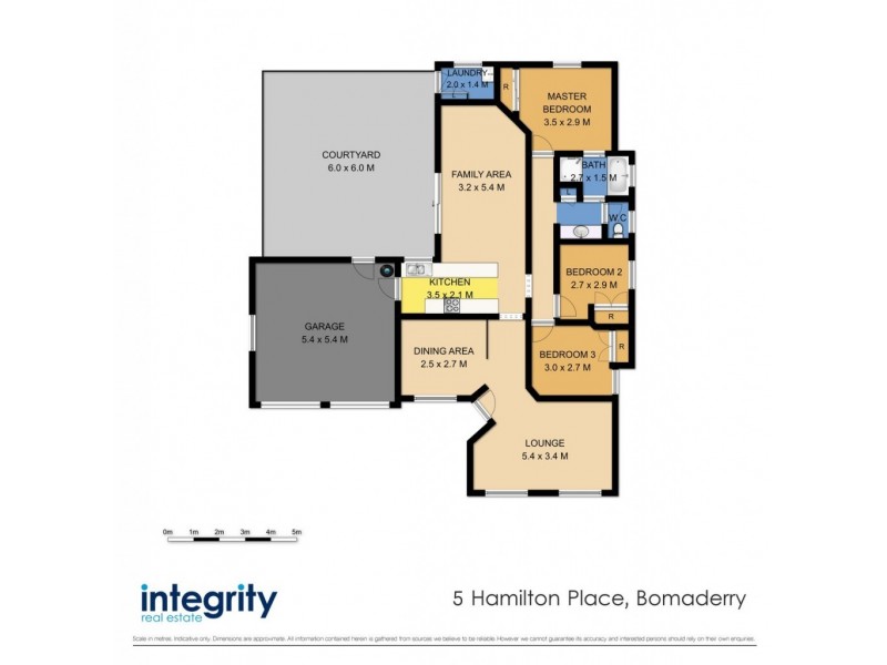 5 Hamilton Place, Bomaderry NSW 2541 Floorplan