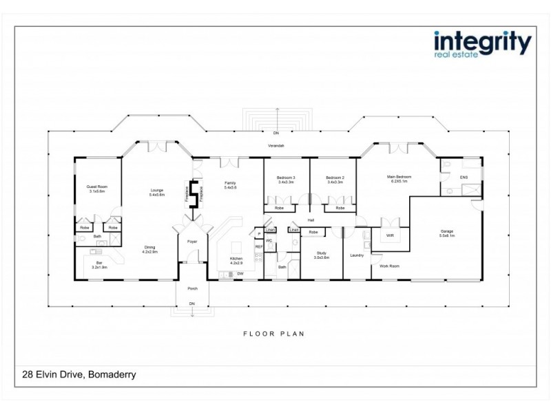 28 Elvin Drive, Bomaderry NSW 2541 Floorplan
