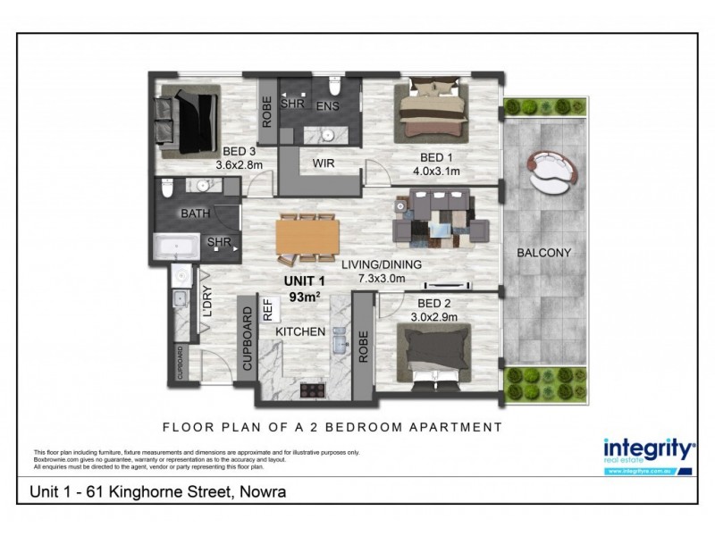61 Kinghorne Street, Nowra NSW 2541 Floorplan