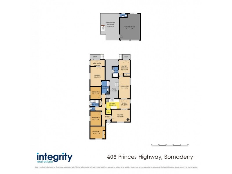406 Princes Highway, Bomaderry NSW 2541 Floorplan